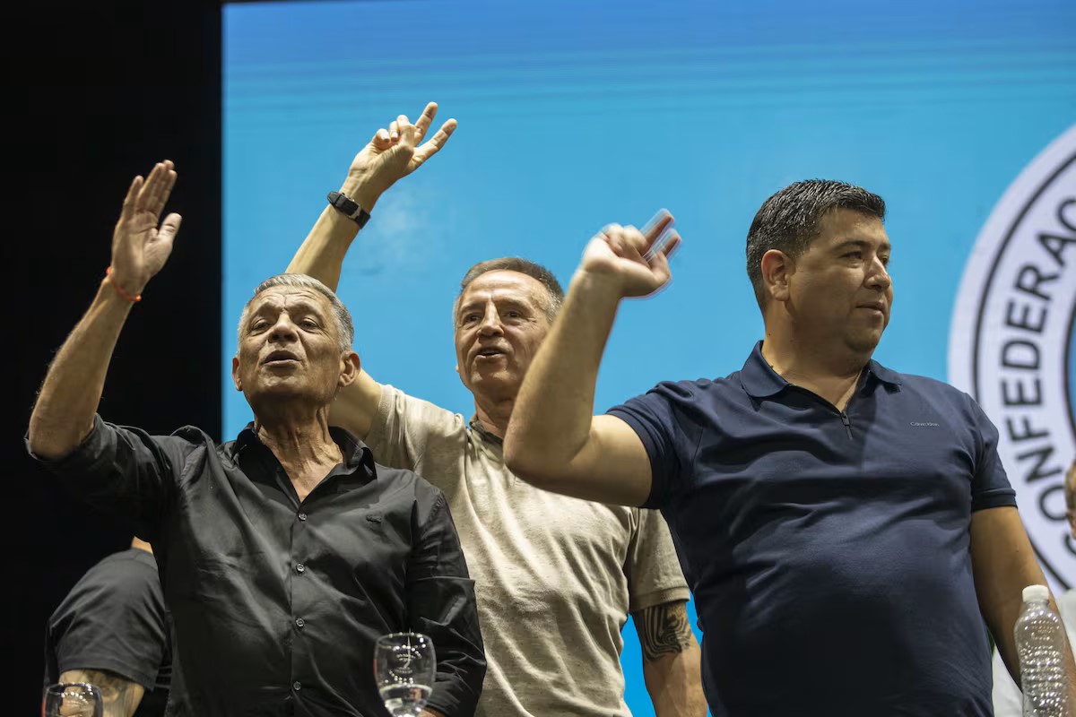 Octavio Argüello, Cristian Jerónimo y Jorge Sola integran el nuevo triunvirato de la CGT