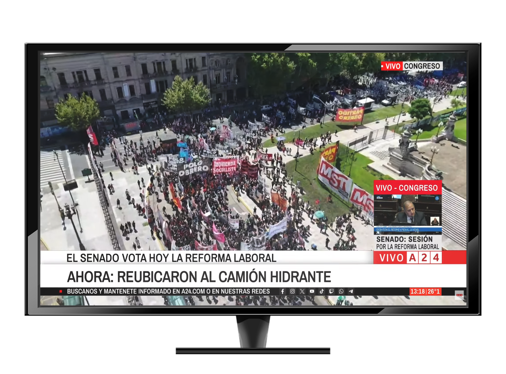 Las movilizaciones marginales y casi sin obreros de la izquierda